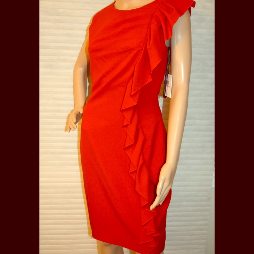Calvin Klein red dress